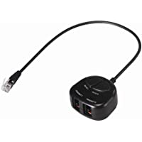Los mejores  - BeMatik - Duplicador RJ9 para teléfono con función de mute